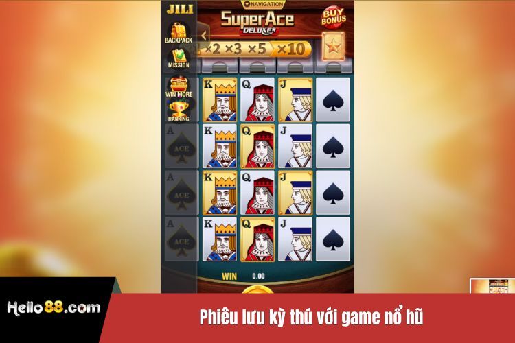 Phiêu lưu kỳ thú với game nổ hũ